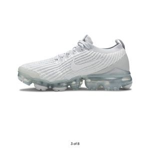 Women’s 8.5 Air Vapormax “Flyknit 3 ‘Pure Used
